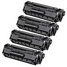 4pk Toner for Canon #104 ImageClass MF4150 MF4270 MF4350d MF4370dn 