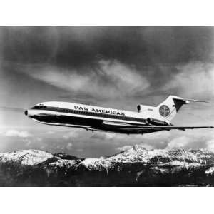  Pan Americans Tri Engined Boeing 727 Jet, 1965 Premium 