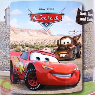 Cars Mcqueen w/Tow Truck Microfiber Plush Throw Blanket 50x60 