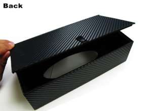 JDM Carbon Fiber Pattern Refill Tissue Paper Box Holder  