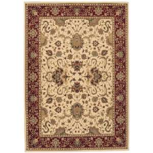   Bijar Cream with Red Border Area Rug 2.00 x 3.11.