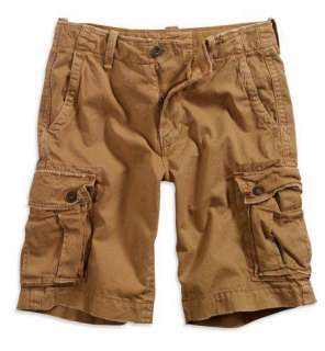 Mens American Eagle Classic Cargo Shorts Wheat Khaki Size 46 NWT 