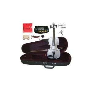  Merano 13 Silver Viola with Case and Bow+Extra Set of 