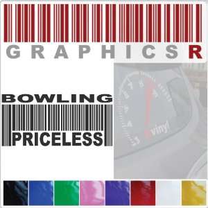   UPC Priceless Bowling Ball Alley Player Pins A666   Silver Automotive