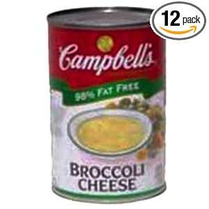Campbells 98% Fat Free Broccoli and Cheese Soup, 10.75 Ounce (Pack of 