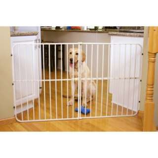 Carlson Large Expandable Pet Gate   Beige.Opens in a new window