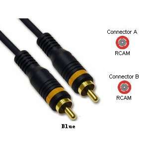 CABLES TO GO 25ft Velocity RCA Male Composite Video Cable OFC 24K Gold 