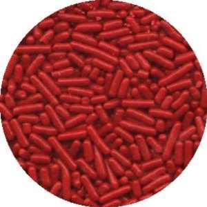Red Cake Decorations   RED JIMMIES EDIBLE Candy Confetti Sprinkles for 