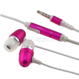   in ear stereo headset w on off mic hot pink quantity 1 enjoy hands