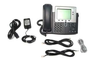 Cisco 7942 IP VOIP Phone CP 7942G w/ Power Supply  