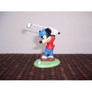  Mickey Mouse Golf Figurine 