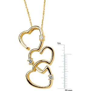   Moissanite Hearts Pendant On Singapore Chain Diamond Designs Jewelry