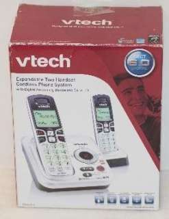 VTECH CS6229 2 DECT 6.0 EXPANDABLE 2 HANDSET CORDLESS PHONE  