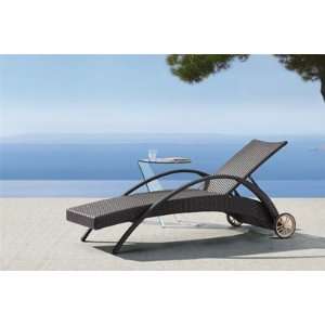  Harbor Reclining Lounge Chair w/Wheels by Zuo Modern