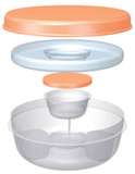 lid is perfect for dip yogurt hummus or cottage cheese