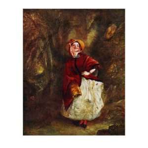 Charles Dickens character Dolly Varden, from the novel Barnaby Rudge 