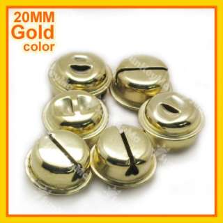 25 pcs Huge Gold Jingle Bell Charms craft sewing 20mm CA075  
