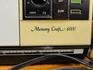 New Home Janome Memory Craft 6000 Sewing Machine  