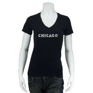  Chicago V Neck Shirt Medium   Created using some of Chicagos most 