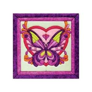   Magic Butterfly Flair Quilt Magic No Sew Quilt Kit