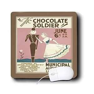  Florene Vintage   Chocolate Soldier Play Ad   Mouse Pads 