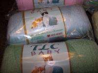 Lot 8 Skeins TLC Baby & Red Heart Baby Clouds Yarn 100% Acrylic Sport 