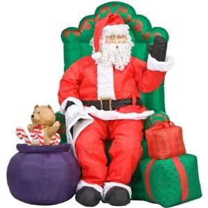    Santa List 5 Ft. Christmas Airblown Inflatable 