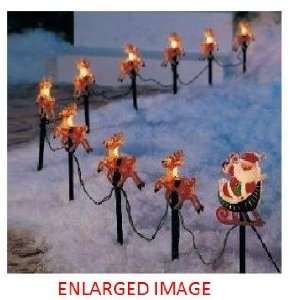   Reindeers Pathway lights christmas yard decorations 
