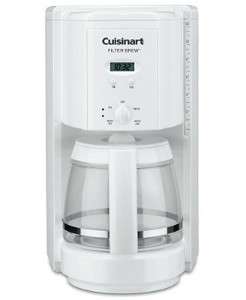 Cuisinart Filter Brew DCC 1000 12 Cups Coffee Maker White Refurbished 