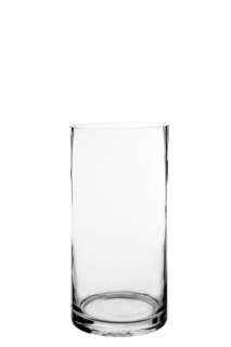 Glass Cylinder Vases H 8 (12pcs)   Wedding Centerpiece Cylinder 