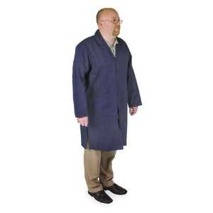 Shop Coats Shop Coat,Mens,Poly/Cotton,Navy,L  Industrial 