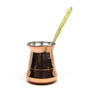  Turkish Coffee Pot (cezve/ibrik) with brass handle   XX 24 