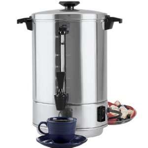  12 To 55 Cup Coffee Urn Percolator   Polished Aluminum 