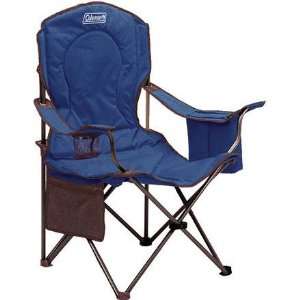 Coleman Oversized Quad Chair with Cooler, Blue  Sports 