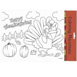  Thanksgiving Coloring Placemats