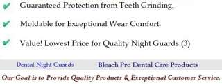 Night Guard Set 3 Dental Nightguards with Case Stop Tooth Grinding 