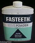 Vintage Vick Chemical Co Fasteeth Denture Adhesive Powder Tin ONLY