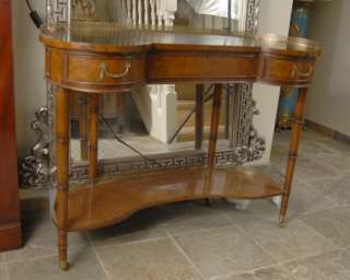 BRITISH REGENCY KIDNEY DESK ENGLISH FURNITURE DESKS  