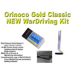    NEW Orinoco Gold Laptop WarDriving Kit w/Antenna Stand Electronics