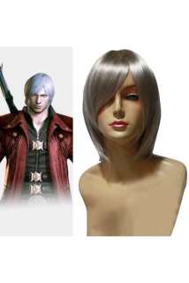 Wig, Devil May Cry Dante Halloween Cosplay Costume  