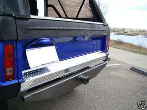 Bronco Diamond Plate Bottom Tailgate Protector 66 77  