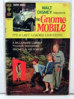 1967 Comic Book WALT DISNEYS THE GNOME MOBILE  