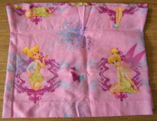 Tinkerbell Disney Princess Fairy Girls Room Decor Pink Curtain Window 