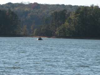 Boat in distance on Lake 650px