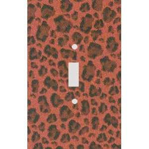  Brick Leopard Skin Print Decorative Switchplate Cover 