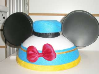 Disney Mickey DONALD DUCK EAR HAT Halloween Ears One Sz NEW  