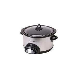  CROCK POT SCRP500 SP Stainless Steel 5 Qt. Programmable 