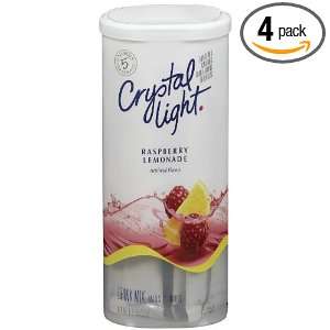 Crystal Light Raspberry Lemonade Drink Mix (Makes 8 Quarts), 1.2 Ounce 
