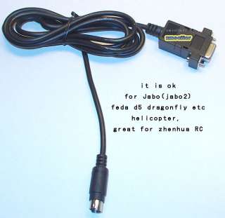 RC helicopter Jabo 2 feda dragonfly simulator cable B  