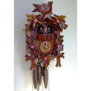 Cuckoo Clock, Hand Painted Flowers, Music, Model #MT 6100/10